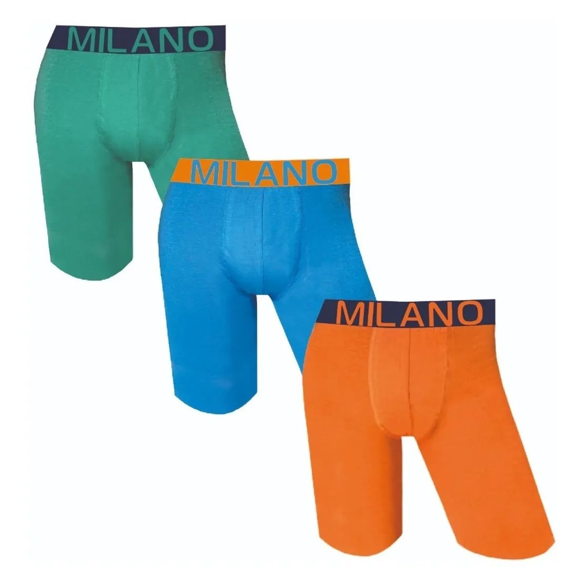 GARSIL - Pack de 4 Boxer De Algodon Para Hombre - Modelo Pierna Larga