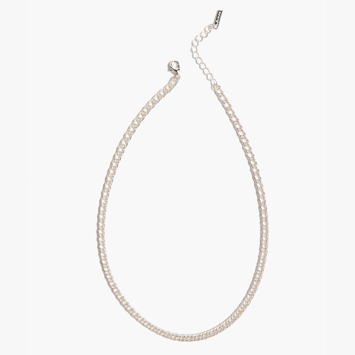 LOUNGE - Collar Mujer Cadena Básica Plateado