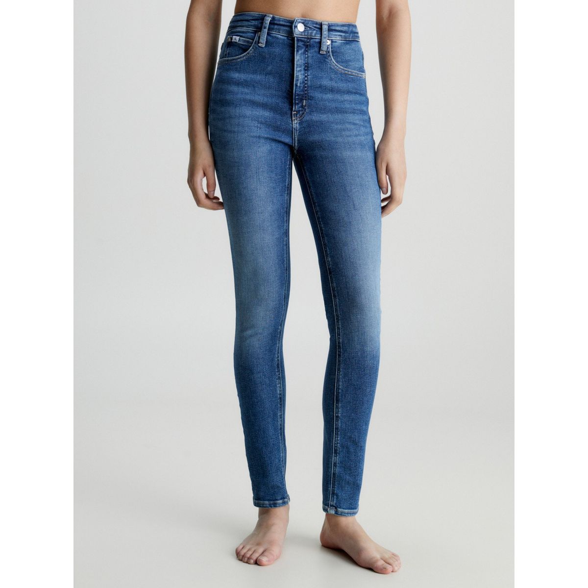 CALVIN KLEIN - Jeans High Rise Skinny Azul Calvin Klein
