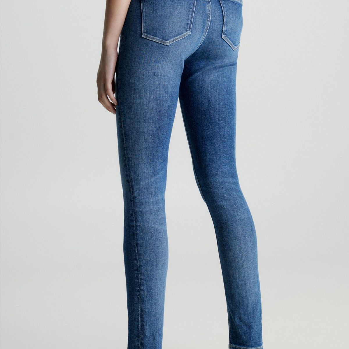CALVIN KLEIN - Jeans High Rise Skinny Azul Calvin Klein