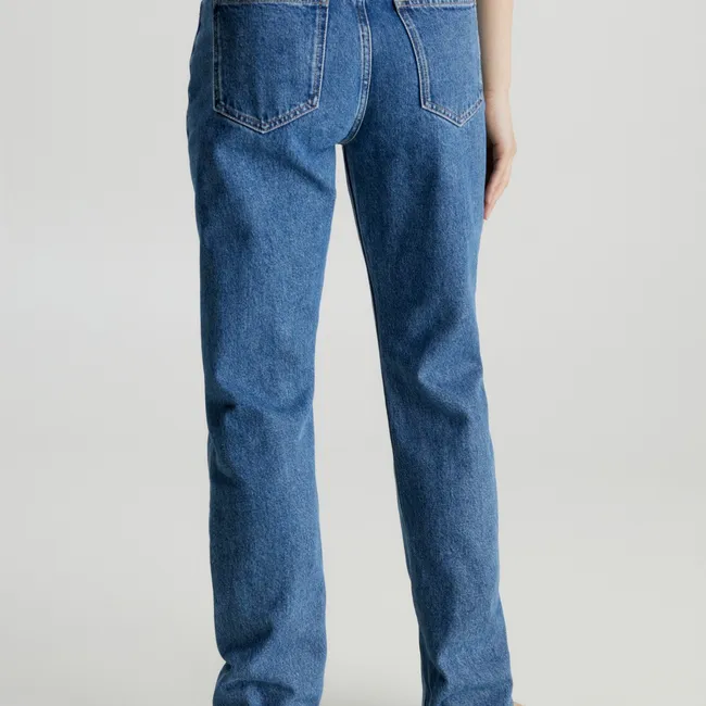 CALVIN KLEIN - Jeans Low Rise Straight Azul Calvin Klein