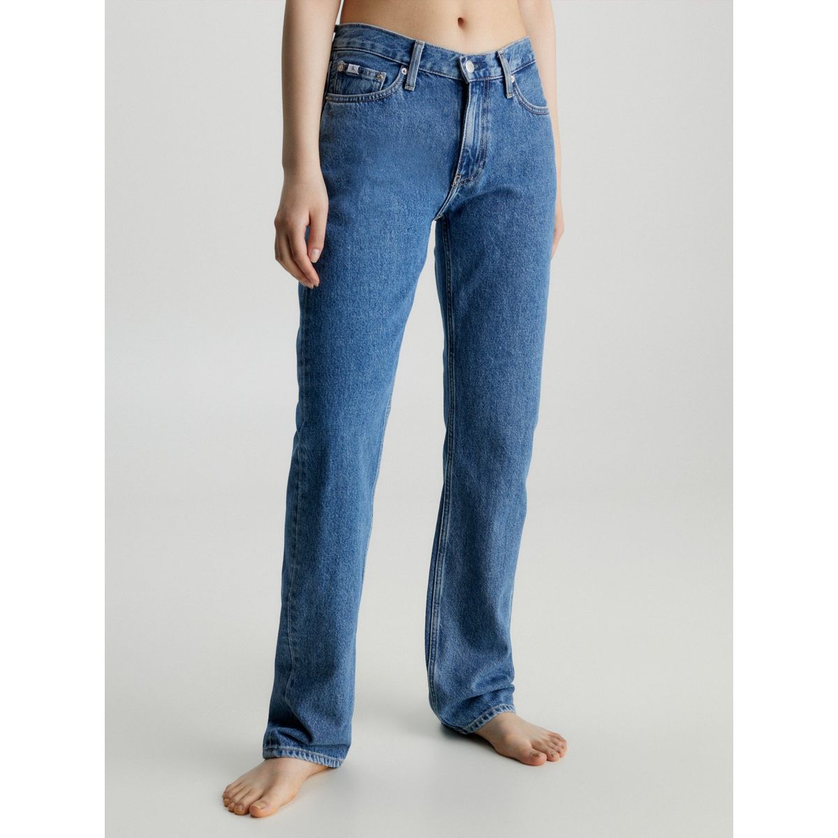 CALVIN KLEIN - Jeans Low Rise Straight Azul Calvin Klein