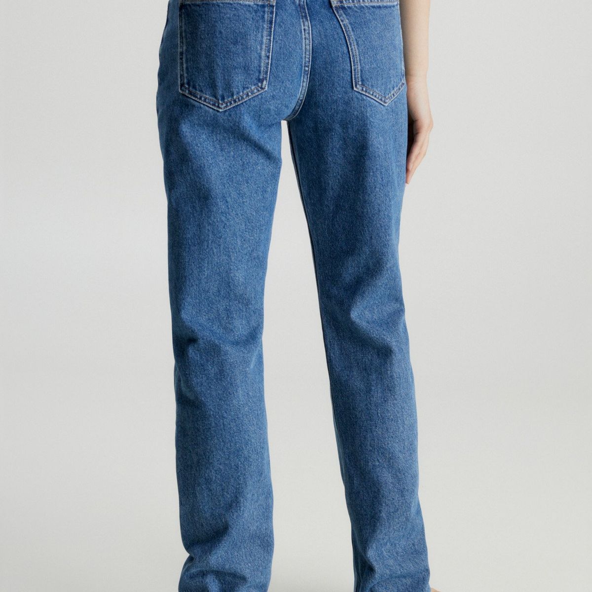 CALVIN KLEIN - Jeans Low Rise Straight Azul Calvin Klein