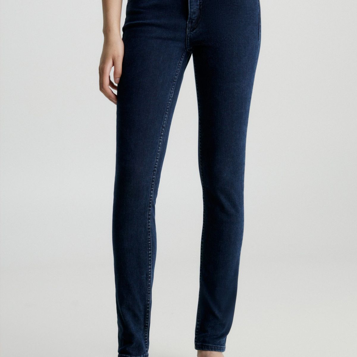 CALVIN KLEIN - Jeans Mid Rise Skinny Azul Calvin Klein