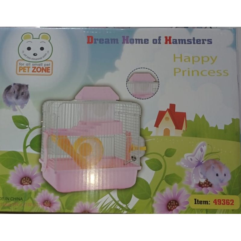 GENERICO - Jaula Para Hamster 2 Pisos Transportadora
