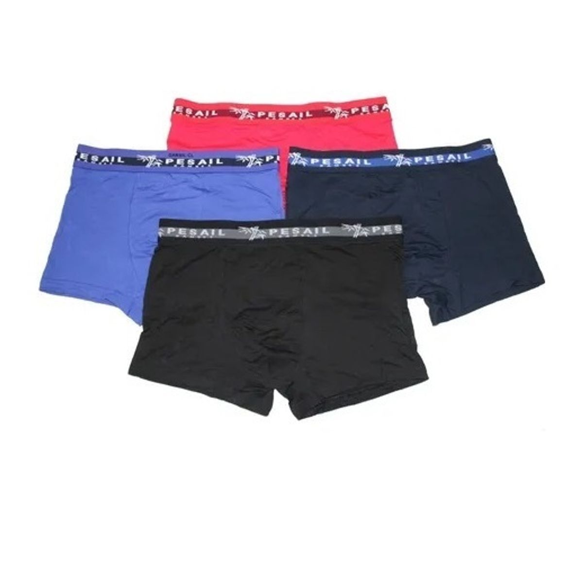 GARSIL - 12 Boxer Con Fibra de Bambu Para Hombre - Diseño Liso