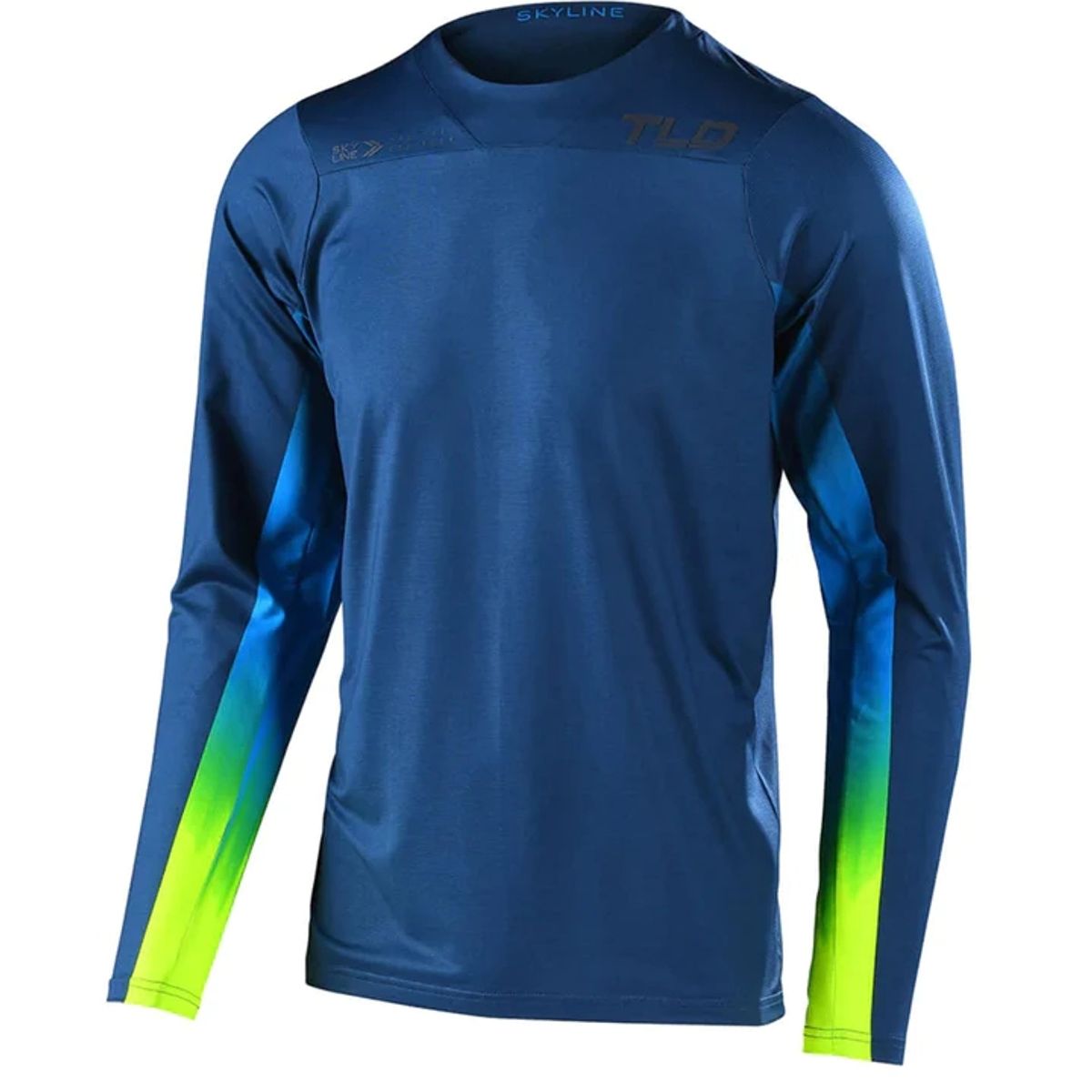 TROY LEE DESIGNS - Polera de Bicicleta Skyline LS Jet Fuel Azul Marino Troy Lee Designs