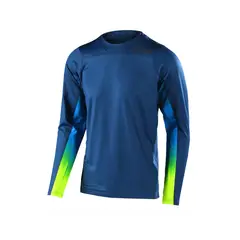 TROY LEE DESIGNS - Polera de Bicicleta Skyline LS Jet Fuel Azul Marino
