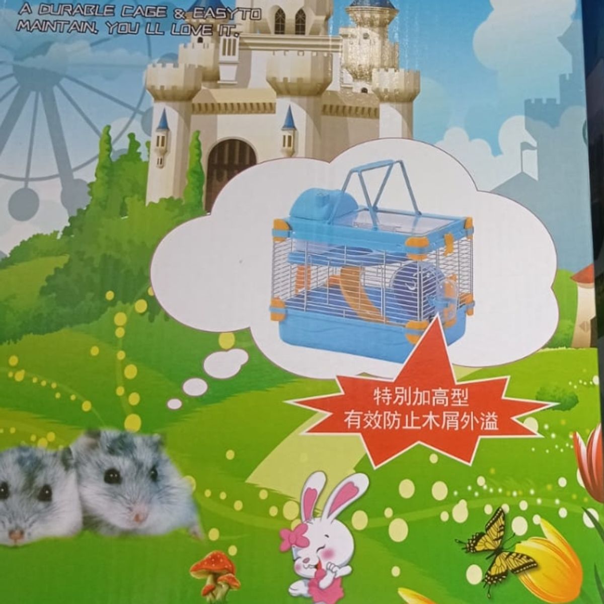 GENERICO - Jaula De Transporte Para Hamster Mascotas Conejos