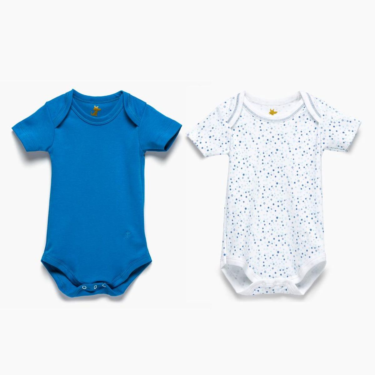 COYOTE KIDS - Pack body azul estrellado algodón peruano - Azul