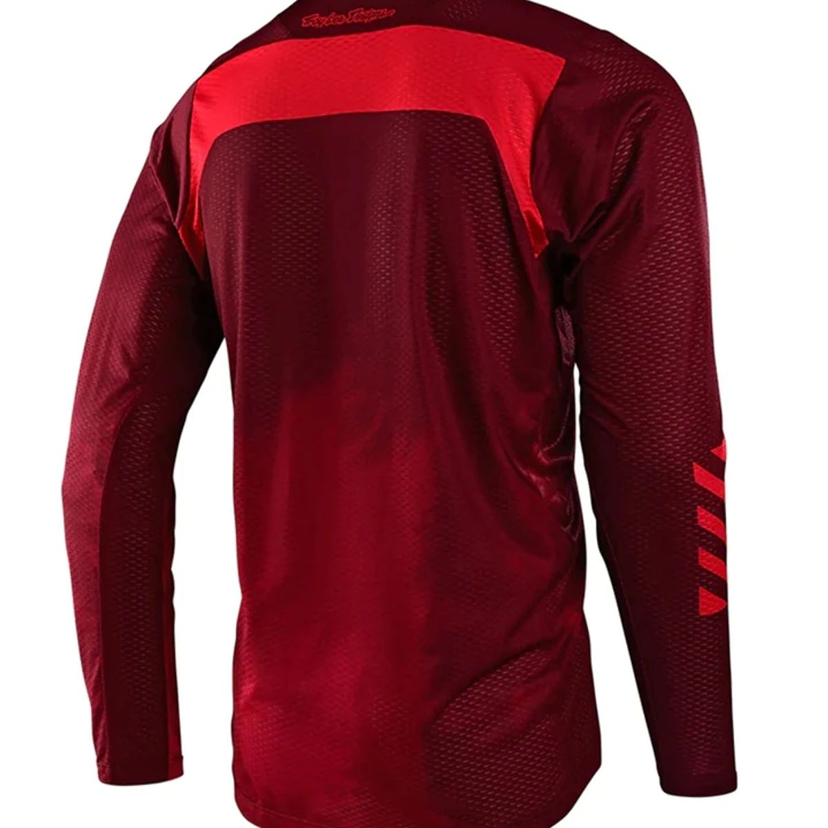 TROY LEE DESIGNS - Polera de Bicicleta Skyline Air LS Fades Burdeo Troy Lee Designs