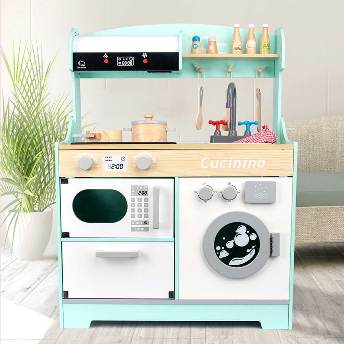COBABY - COCINA MADERA DIDACTICA DELUX CUCININO