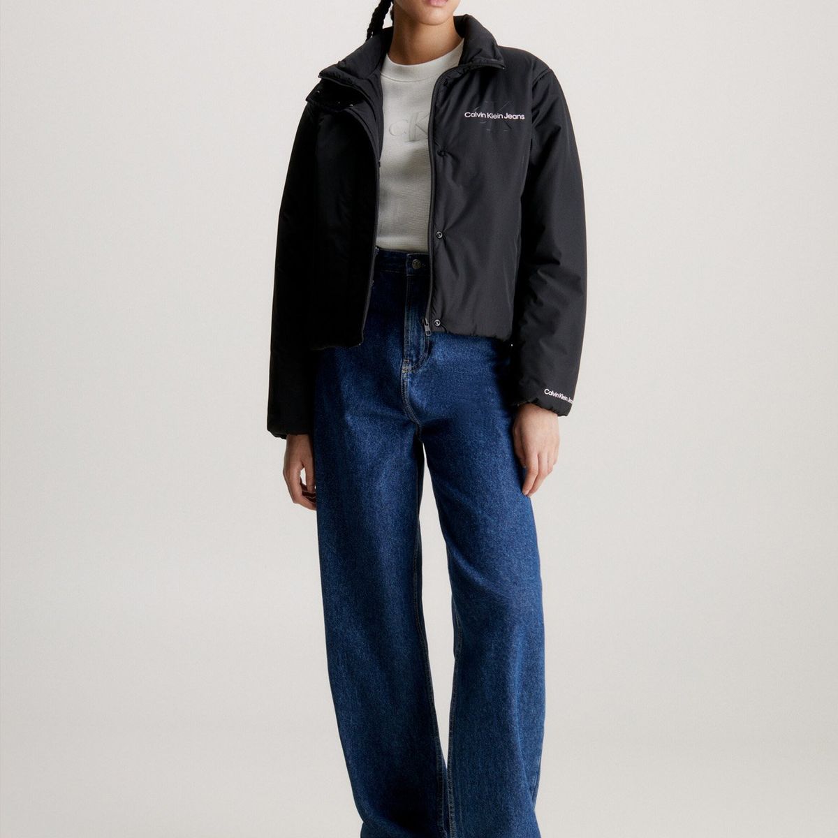 CALVIN KLEIN - Chaqueta Short Lightweight Negro Calvin Klein