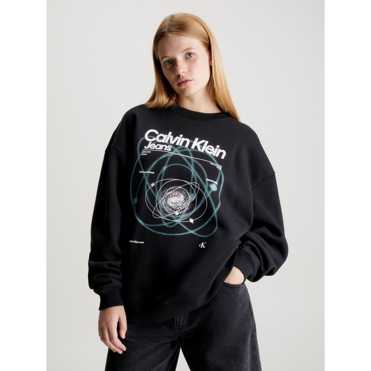 CALVIN KLEIN - Polerón Galaxy Negro Calvin Klein