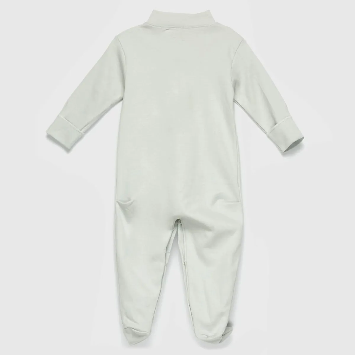 COYOTE KIDS - Enterito gris bordado algodón peruano - Gris
