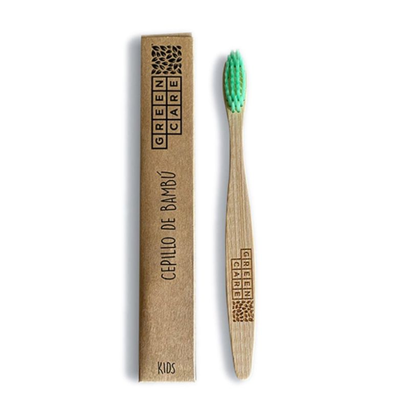 GREENCARE - Cepillo de Bambu para Niño (2 unidades) - Greencare