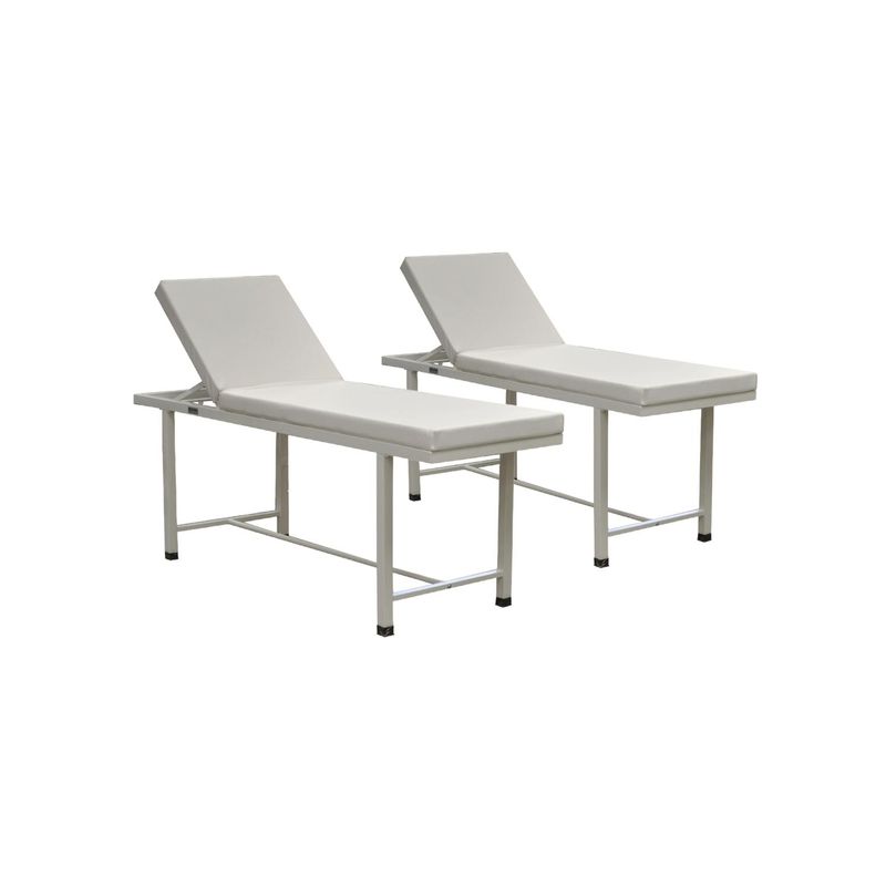 GLOMED - Pack 2 Camilla Examen Consulta Médica Tapiz Blanco GLOMED