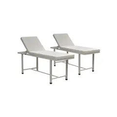 GLOMED - Pack 2 Camilla Examen Consulta Médica Tapiz Blanco