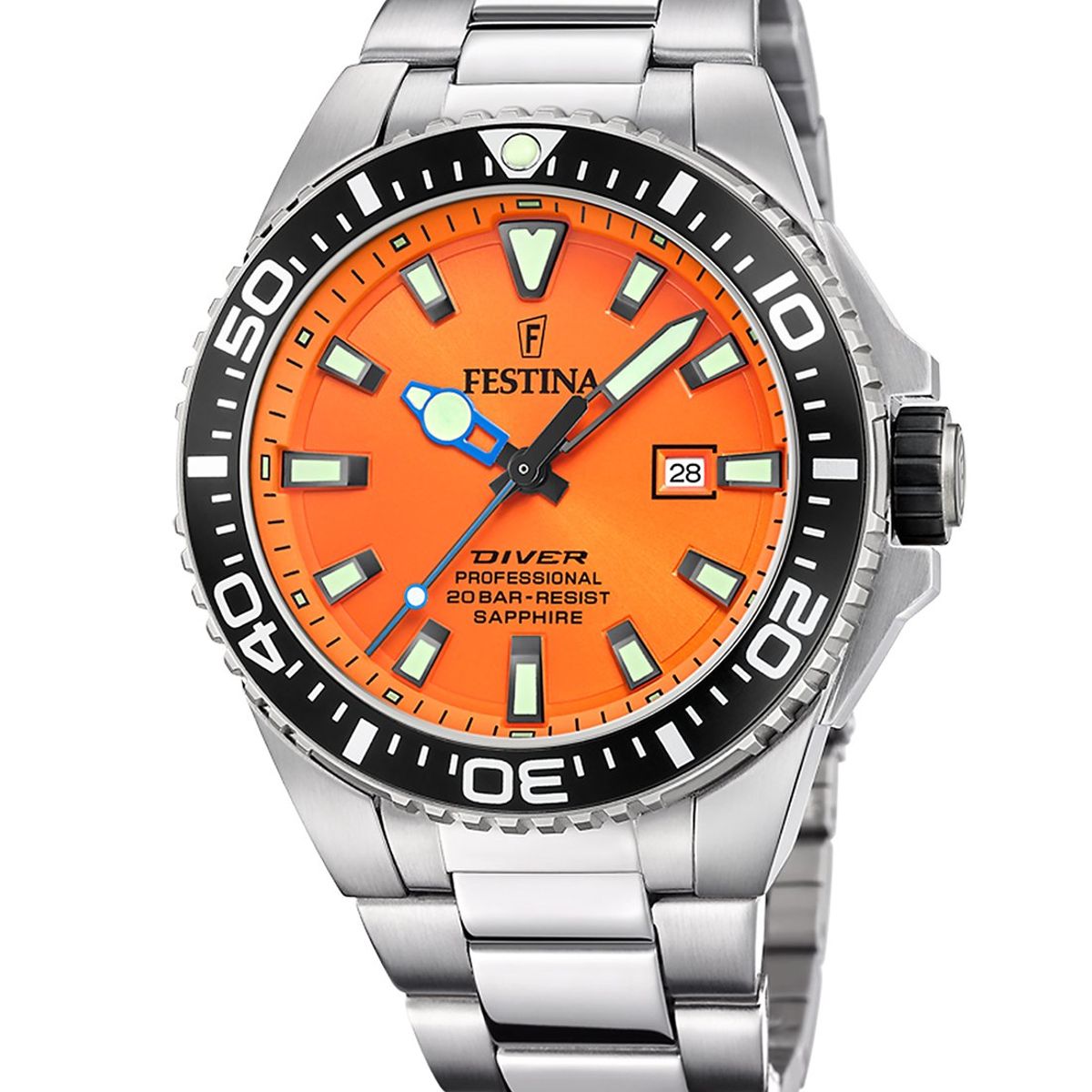 FESTINA - Reloj F20663/4 Festina Naranja Hombre The Originals