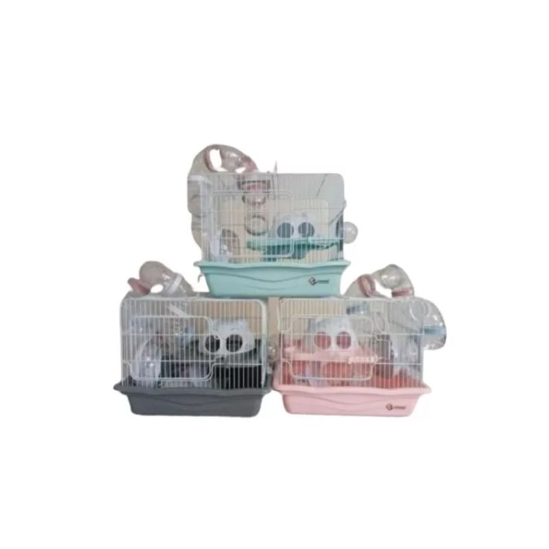 GENERICO - Jaula Hamsters 2 Pisos Transportadora Surtidos