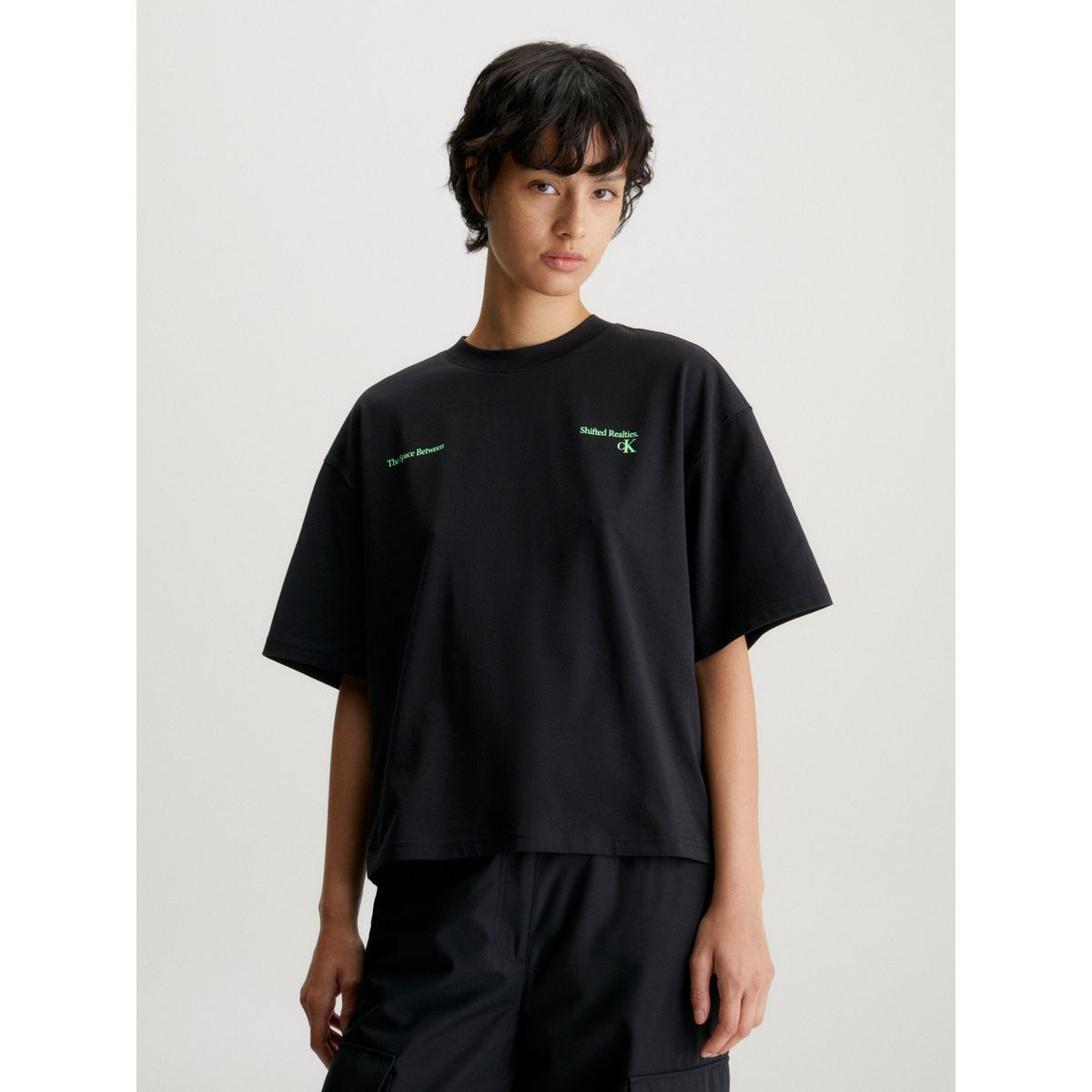 CALVIN KLEIN - Polera Hyper Real Landscape Negro Calvin Klein