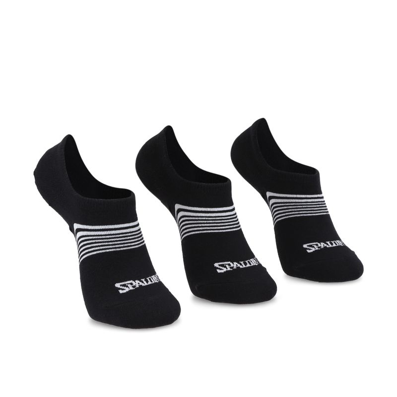 SPALDING - TRIPACK CALCETINES INVISIBLE 35-39 SPALDING NEGRO