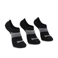 SPALDING - TRIPACK CALCETINES INVISIBLE 35-39 NEGRO