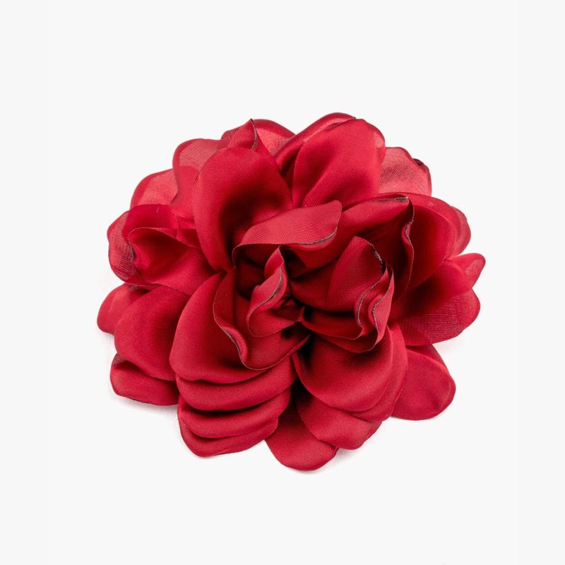 LOUNGE - Pinza Para Pelo Mujer Flor Burdeo