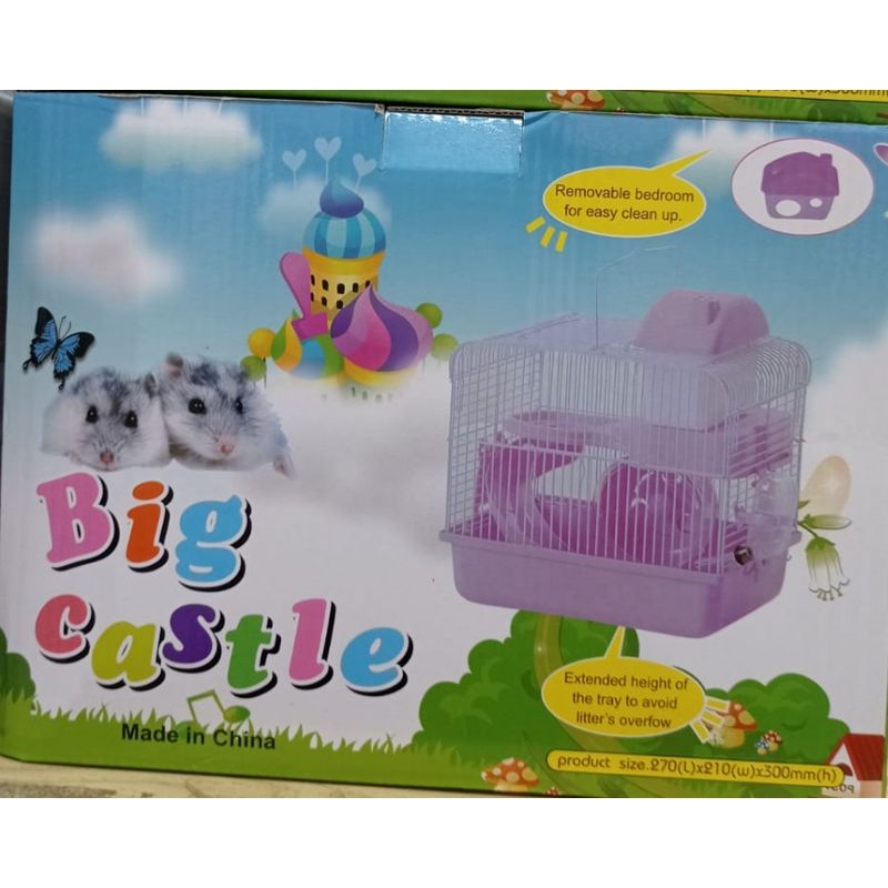 GENERICO - Casa Jaula Para Hamster Transportadora