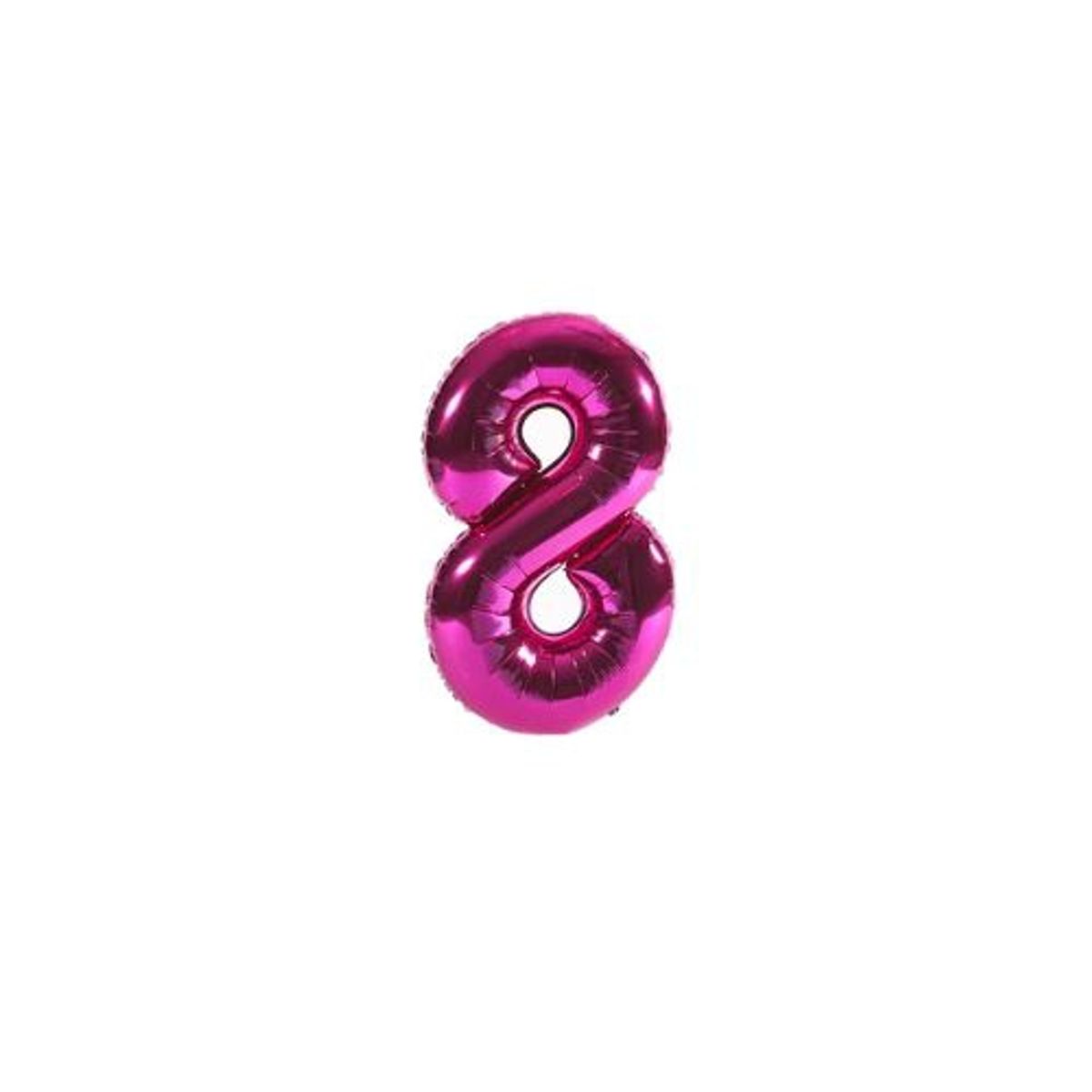 GENERICO - Globos Metálico Numero 8 Rosa 40 Pulgadas