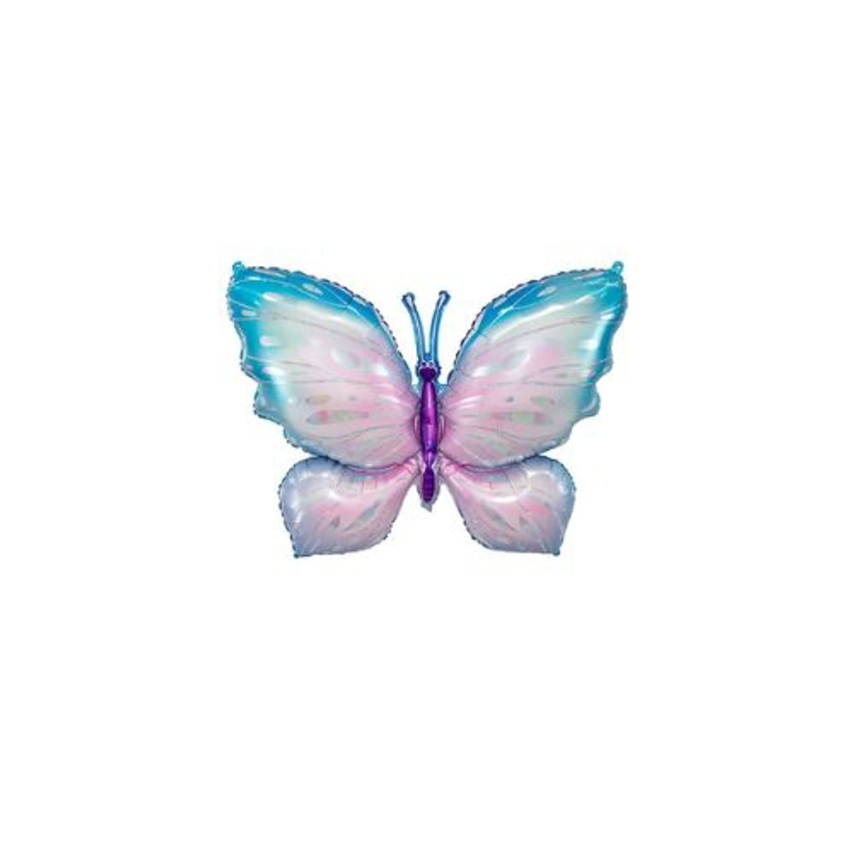 GENERICO - Globo Metalico Mariposa 74x100cm
