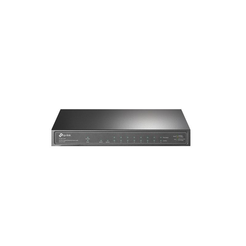 TP LINK - Switch 10 puertos Gigabit Poe x8 TP-Link TL-SG1210P TP LINK
