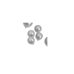 GENERICO - Set De 50 Globos Plateados / Medida 25 cm