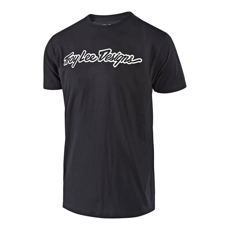 TROY LEE DESIGNS - Polera Hombre Signature Negro Troy Lee Designs