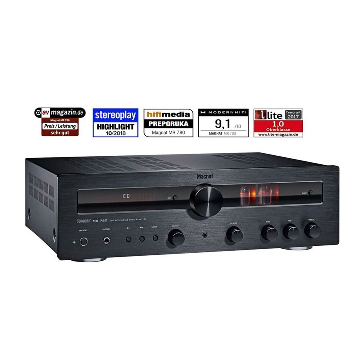 MAGNAT - MAGNAT MR-780 - Receiver Stereo Hibrido Stereo con Bluetooth