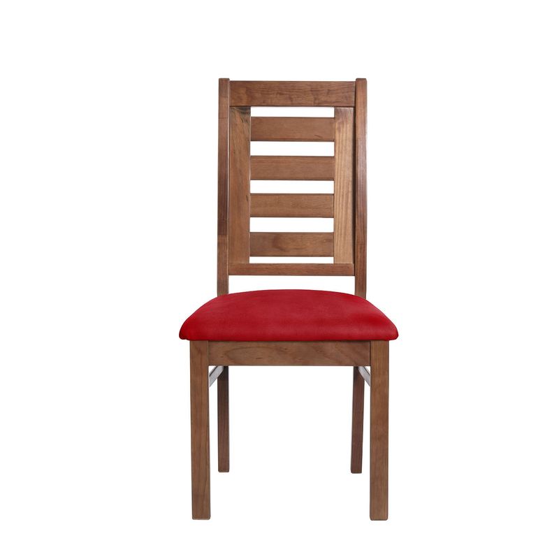 LATAM HOME - SILLA MURCIA CUERO KENTUCKY ROJO
