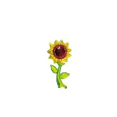 GENERICO - Globo Metalico Girasol Amarillo 50 X 9 Cm