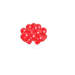 GENERICO - Set De 50 Globos Rojos / Medida 25 cm