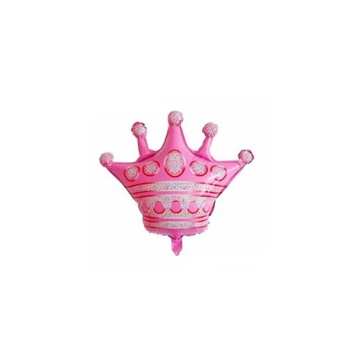 GENERICO - Globo Metalico Corona Rosa 76x75cm