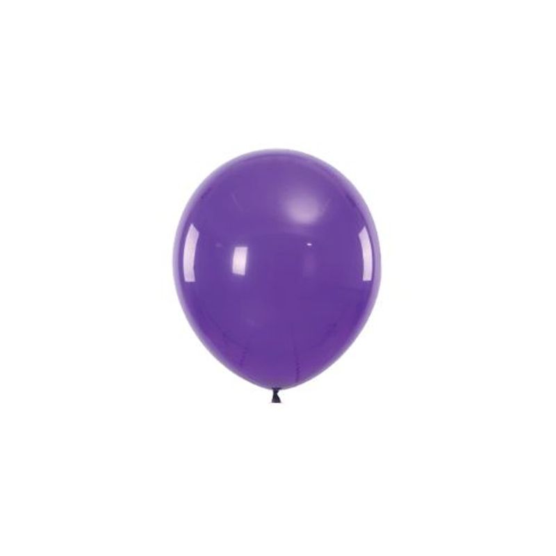 GENERICO - Globo De Latex Morado Mate 100pcs 23cm