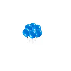 GENERICO - Set De 50 Globos Azules / Medida 25 cm