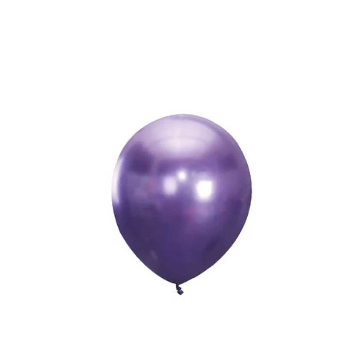 GENERICO - Globo De Latex Morado Cromado 5 Pcs 30 Cm