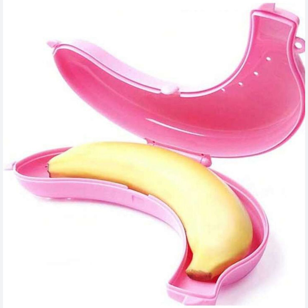 GENERICO - PORTA FRUTA BANANA ROSADO