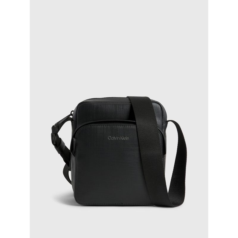 CALVIN KLEIN - Bandolera Ck Must Reporter Check Negro Calvin Klein