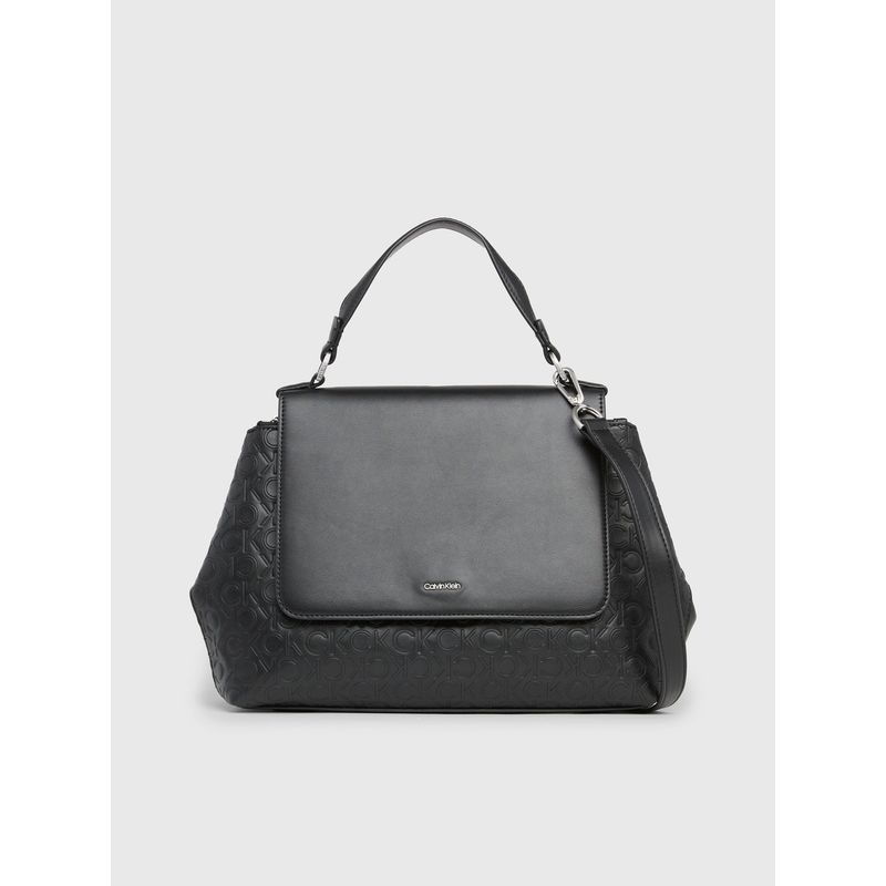 CALVIN KLEIN - Cartera Tote Ck Must Top Handle Negro Calvin Klein