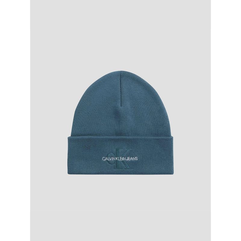 CALVIN KLEIN - Gorro Monologo Beanie Azul Calvin Klein