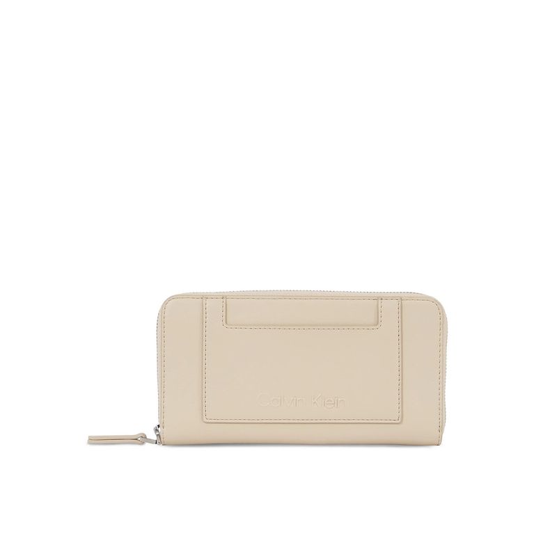CALVIN KLEIN - Billetera Ck Set Large Beige Calvin Klein
