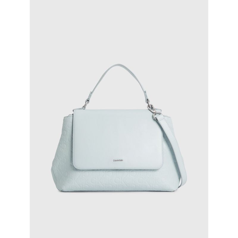 CALVIN KLEIN - Cartera Tote Ck Must Top Handle Azul Calvin Klein