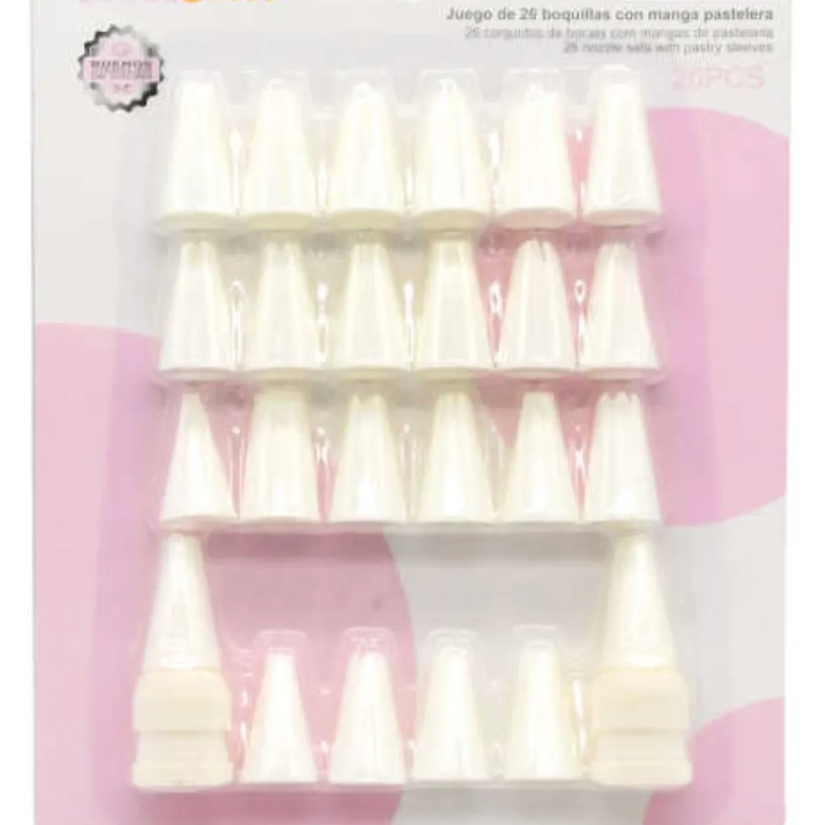 OEM - Juego 26 Boquillas Para Manga Pastelera