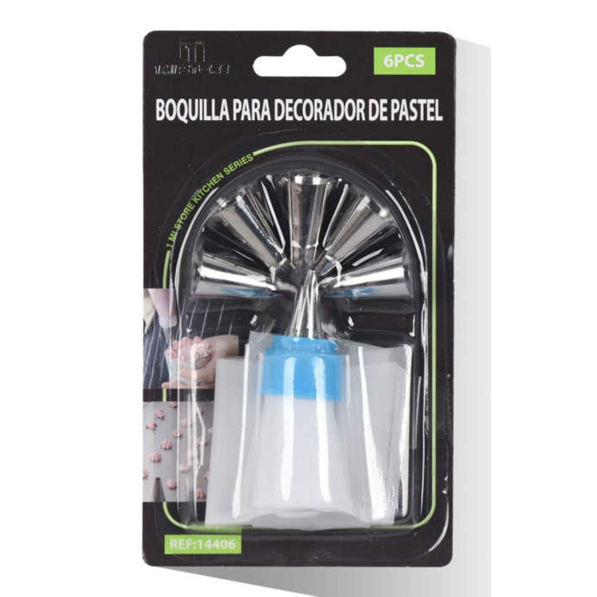 OEM - Set 2 Manga Pastelera Con Boquillas Decoración Repostería
